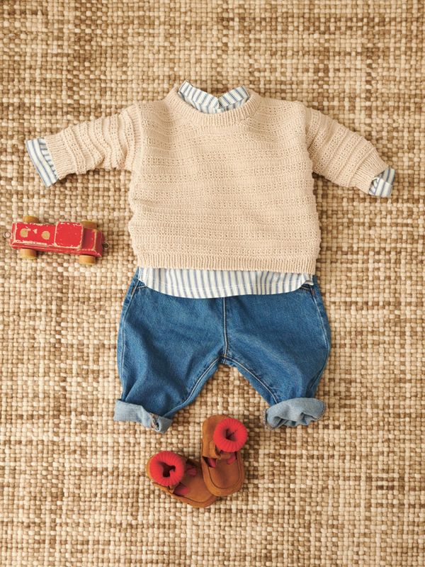 2407-1 Fillip Sweater, Diper Pants & Bonnet Baby