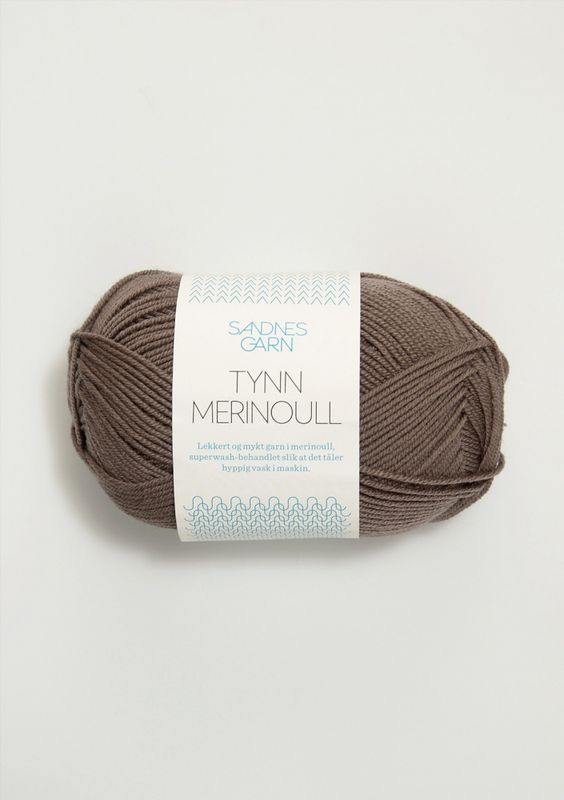 Tynn Merinoull 3161 Eikenøtt
