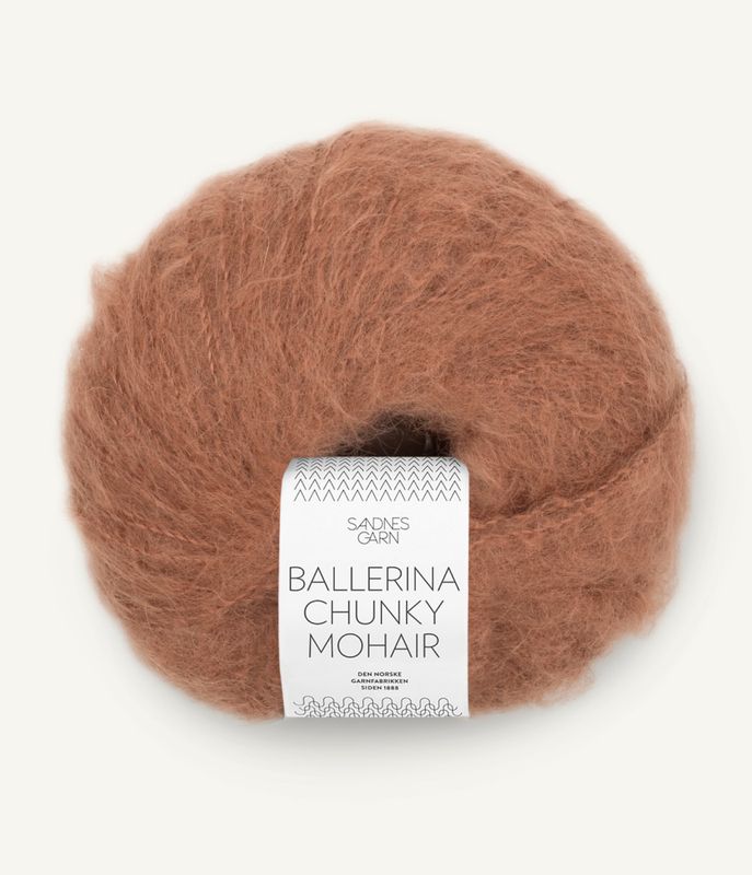 Ballerina Chunky Mohair 3342 Mocha Mousse*