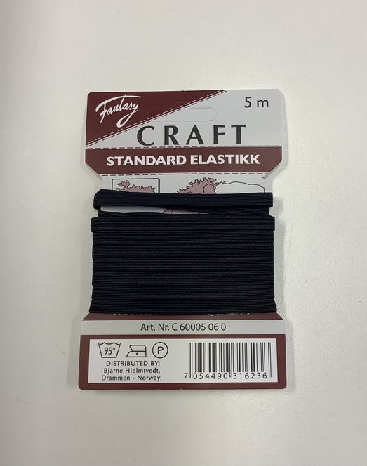 Hovedbilde Standard elastikk, sort