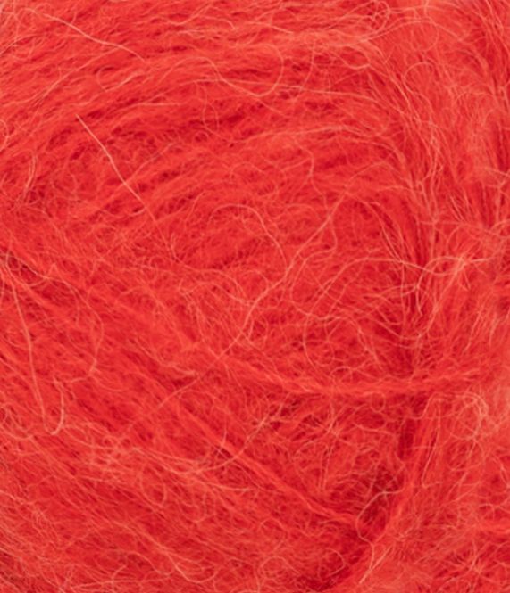 Hovedbilde Børstet Alpakka 4018 Scarlet Red