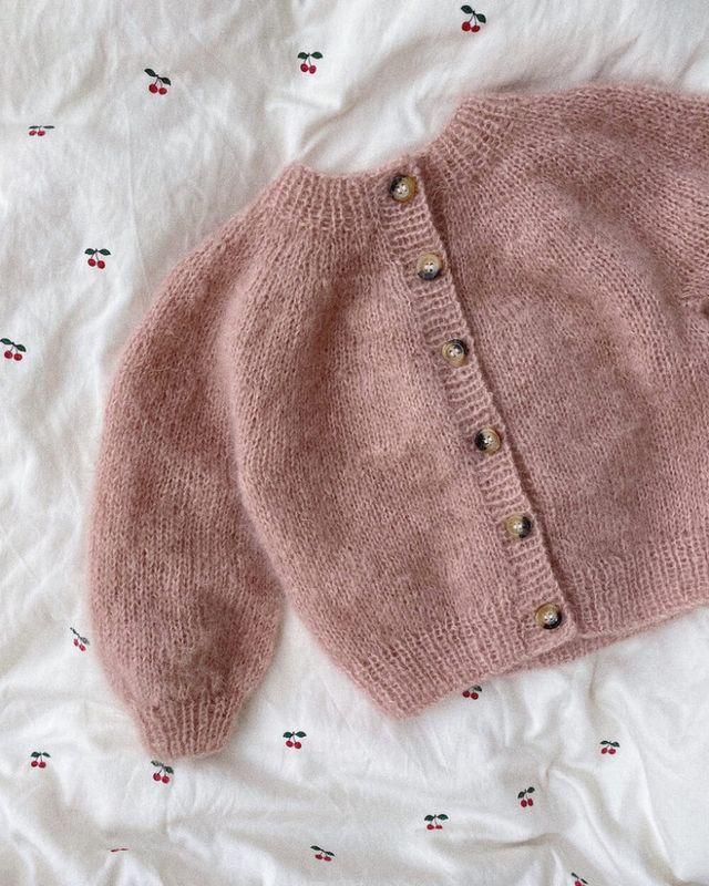 Novice Cardigan Mini - mohair edition