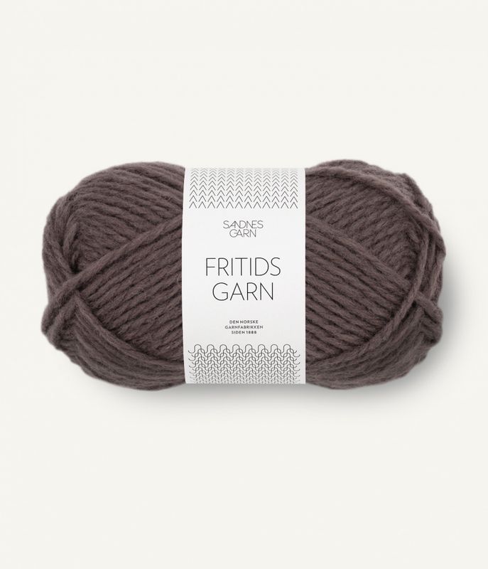 Fritidsgarn 3880 Mørk sjokolade